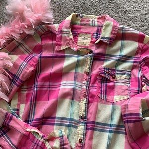 Hollister plaid button up